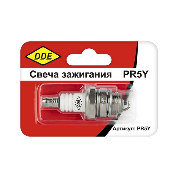 Свеча зажигания DDE-PR5Y (Champion RCJ6Y. Boch WSR5F. NGK BPMR8A) до 30 куб. м.