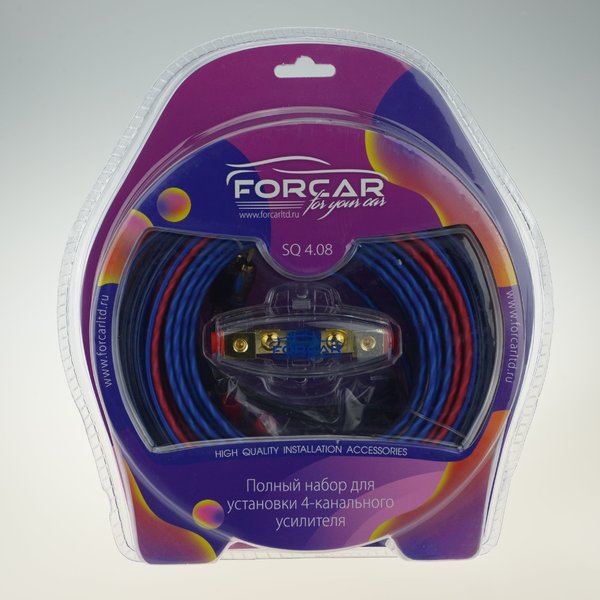 Комплект для усилителя Forcar SQ 4.08