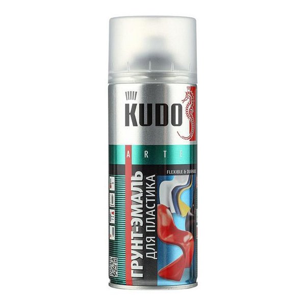Грунт-эмаль Kudo для пластика KU-6002 черная 0,52