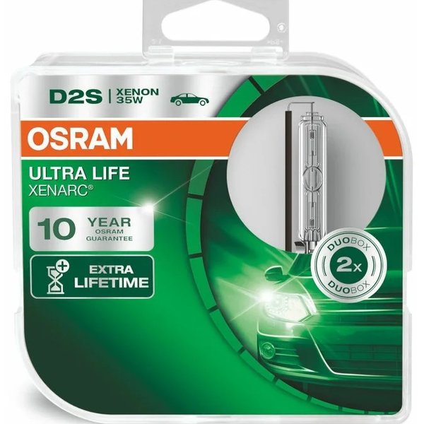 Лампа D2S Osram Xenarc Ultra Life 66240ULT 35W P32D-2 (бокс 2шт) Германия 