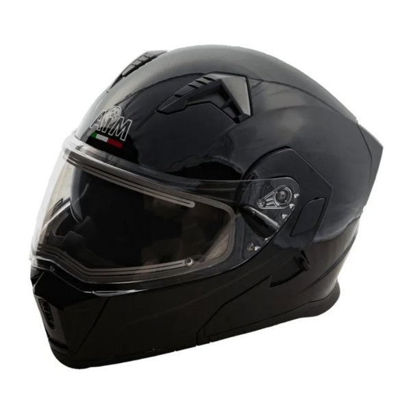 Шлем снегоходный AiM JK906 Black Glossy XXL