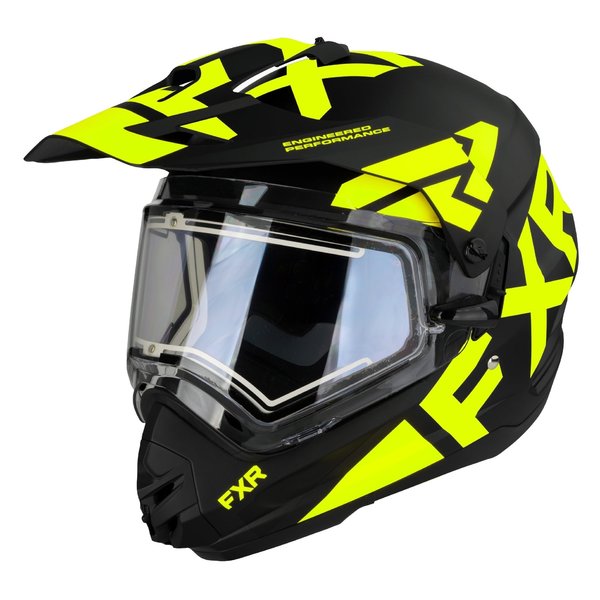 Шлем FXR Torque X Team с подогревом Blk/Hi-Vis, L
