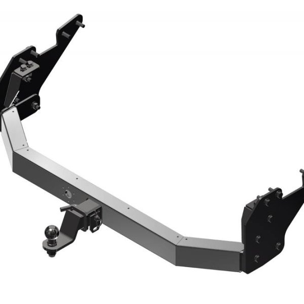 Фаркоп Toyota Hilux 2015-2021 с нерж накладкой PT Group тип E