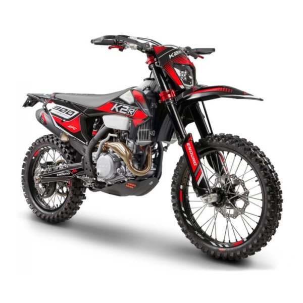 Мотоцикл K2R EFC300 красный/черный