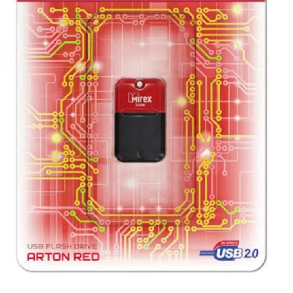 Накопитель USB 32Gb Mirex Arton Red