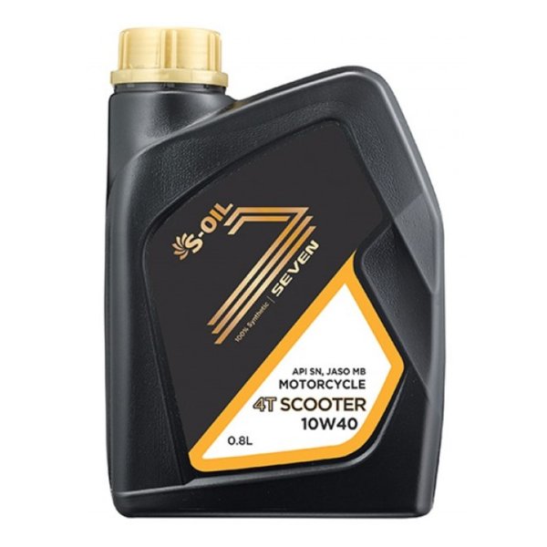 Масло моторное S-Oil 7 4Т Scooter SN/MB 10W40 1л синтетика