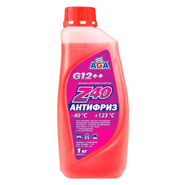 Антифриз AGA AGA001Z красный Z40 Россия 0,946