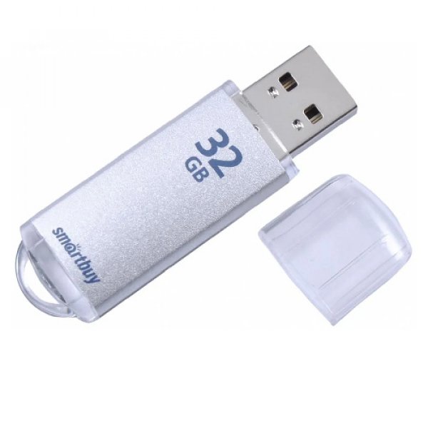 Накопитель USB 32Gb Smart Buy  V-Cut (Silver)