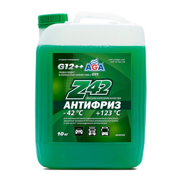 Антифриз AGA AGA050Z зеленый Z42 Россия 10