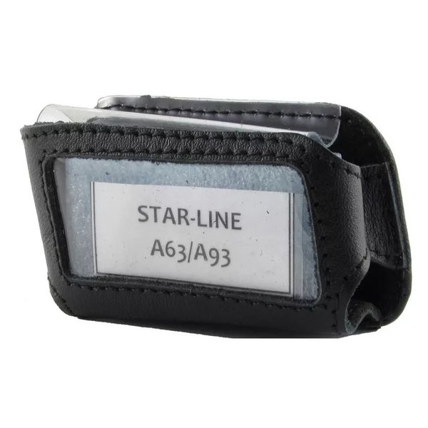 Чехлы на сигнализацию StarLine A63/A93 кожа черн.кнопка