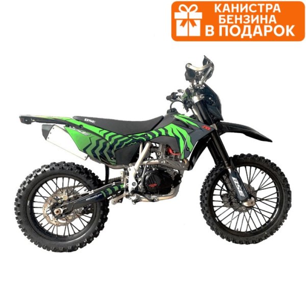 Мотоцикл кроссовый BSE Z10L Green Shake (030)