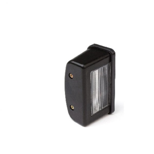Фонарь осв. ном. знака/Евросвет/ ЕС 12 чёрн.LED