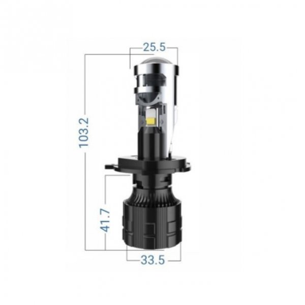 Лампа св/д Lumen Allroad X1 H4/H19 p43t/PU43t-3 40W 9-32V(Компл. 2 шт)