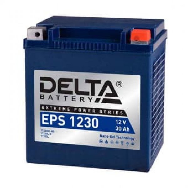 Аккумулятор мото Delta EPS 1230 30 А/ч L