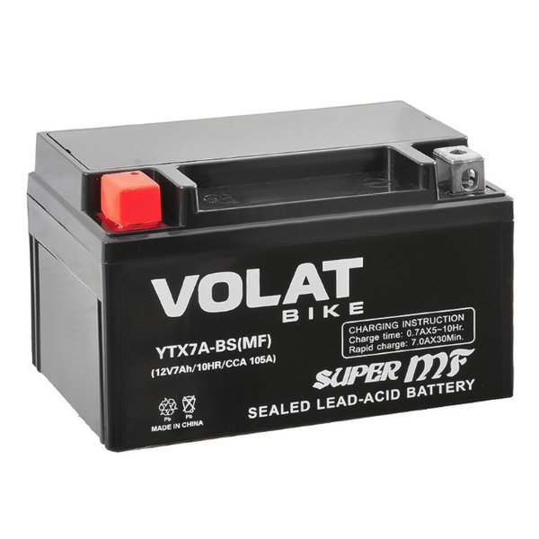 Аккумулятор мото Volat Bike YTX7A-BS 7 А/ч R