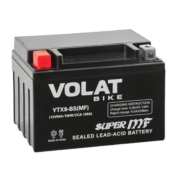 Аккумулятор мото Volat Bike YTX9-BS 9 А/ч R
