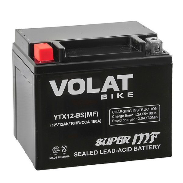 Аккумулятор мото Volat Bike YTX12-BS 12 А/ч R