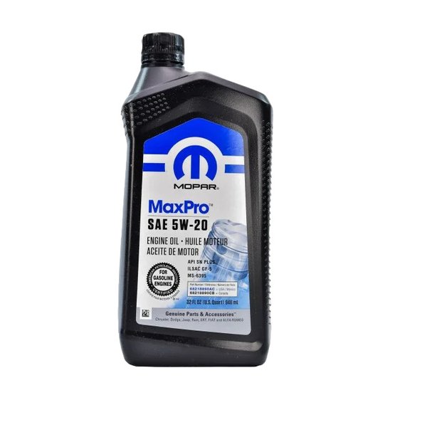 Масло моторное Mopar МахРro 5W20 1