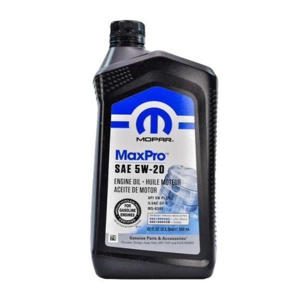 Масло моторное Mopar МахРro 5W20 1