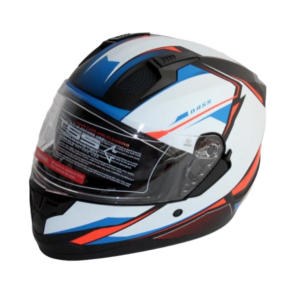 Мотошлем интеграл RACER BLD-M67E (XL) черный/синий