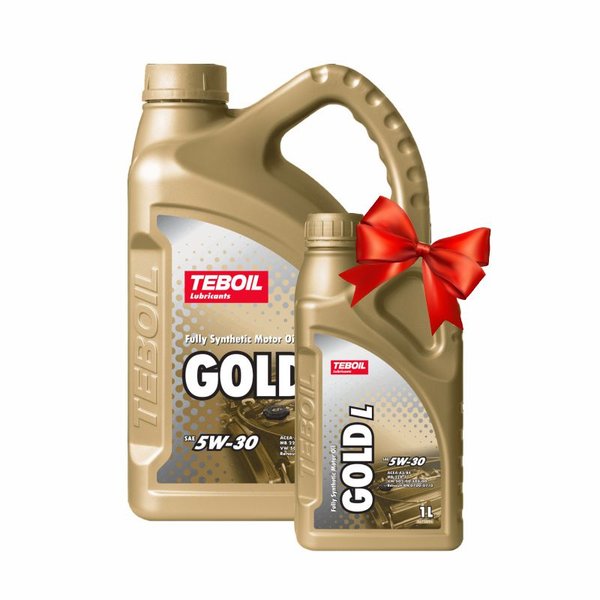 Масло моторное Teboil Gold L 5w30 Акция 4+1 