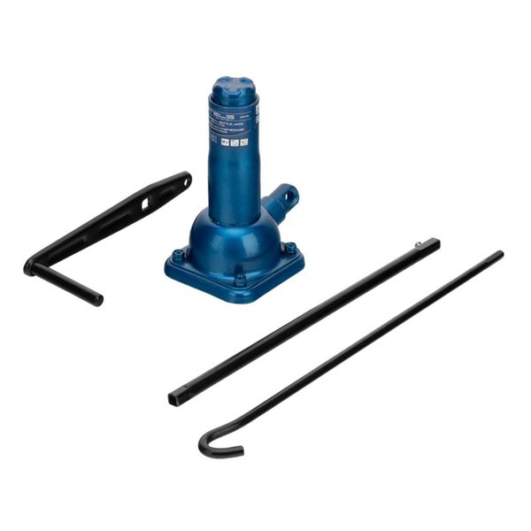 Домкрат механический бутылочный, 2 т, h подъема 270-485 мм, 2 части (домкрат, ручка) Stels