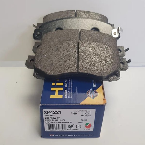 Колодки тормозные передние Subaru SK# GK# GT# BT# Sangsin SP-4221