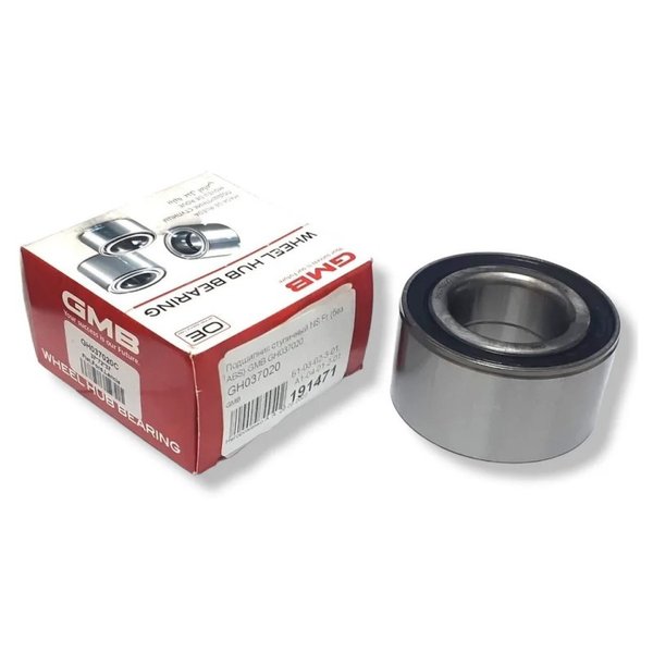 Подшипник ступицы перед Nissan 40210-4AA0A GMB GH037020 Logan I/II -14/02 Lada Vesta, без ABS