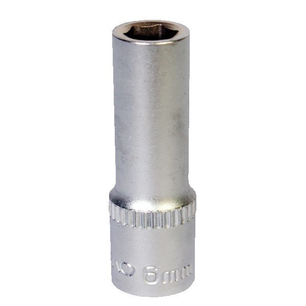 Головка торцевая 6-гранная 1/4''DR 6мм высокая АвтоДело