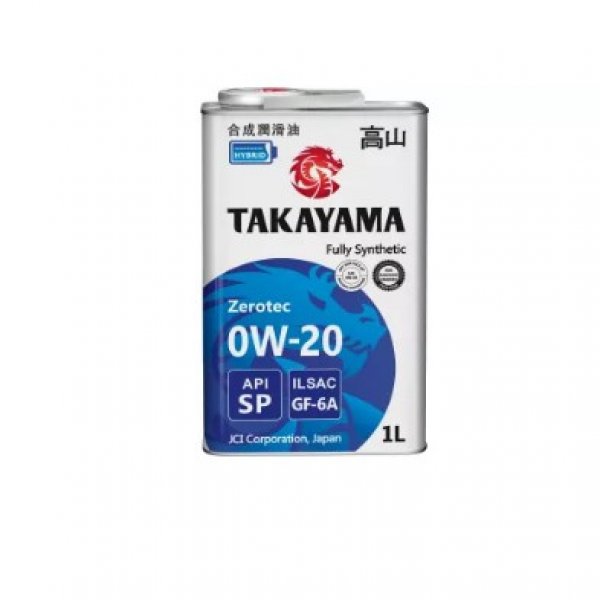 Масло моторное Takayama Zerotec 0W20 SP/GF-6 1