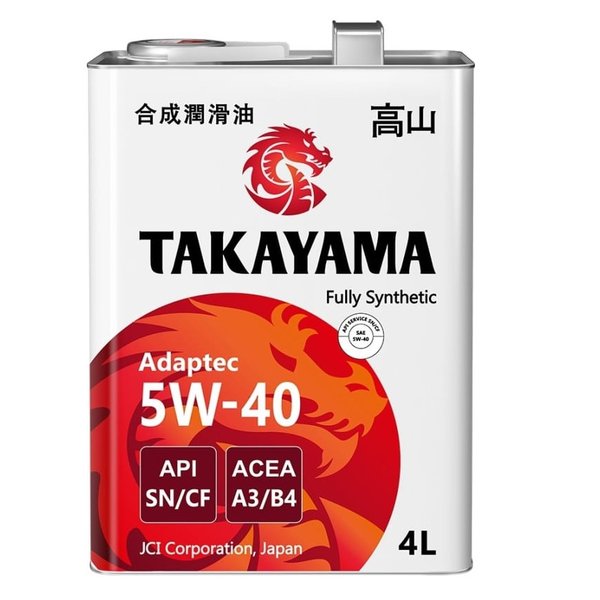 Масло моторное Takayama Adaptec 5W40 A3/B4 4