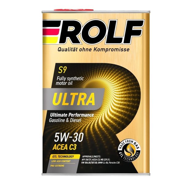 Масло моторное Rolf Ultra 5W30 C3 4
