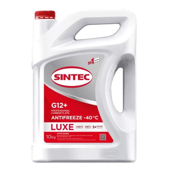 Антифриз Sintec Luxe G12+ Красный 10