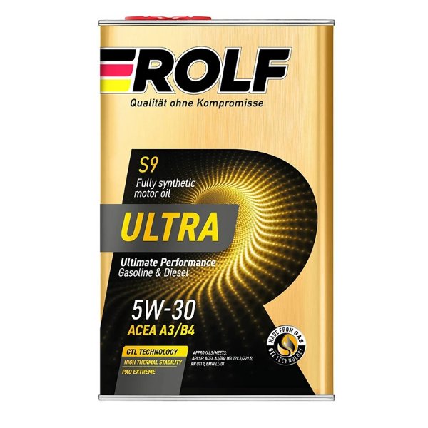 Масло моторное Rolf Ultra 5W30 A3/B4 1