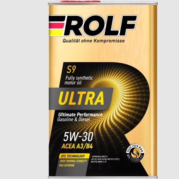 Масло моторное Rolf Ultra 5W30 A3/B4 1