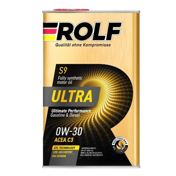 Масло моторное Rolf Ultra 0W30 C3 1