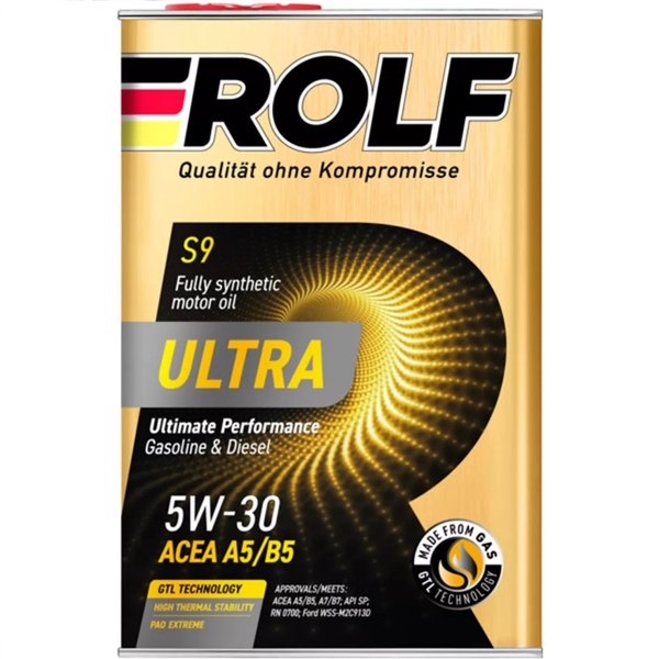 Масло моторное Rolf Ultra 5W30 A5/B5 4