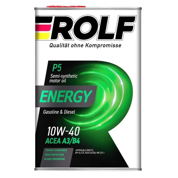 Масло моторное Rolf Energy 10W40 SL/CF 4