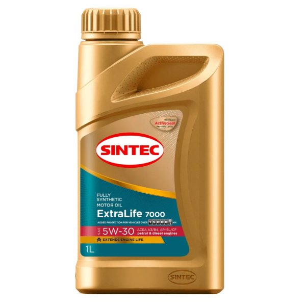 Масло моторное Sintec Extralife 7000 5W30 SL/CF 1 
