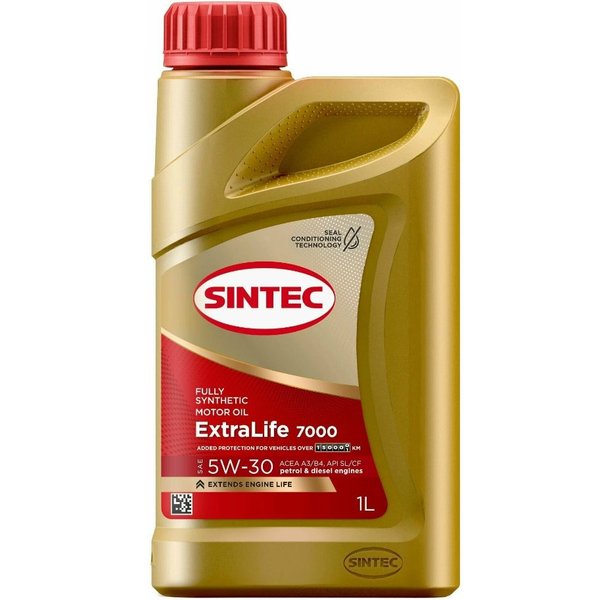 Масло моторное Sintec Extralife 7000 5W30 SL/CF 1 