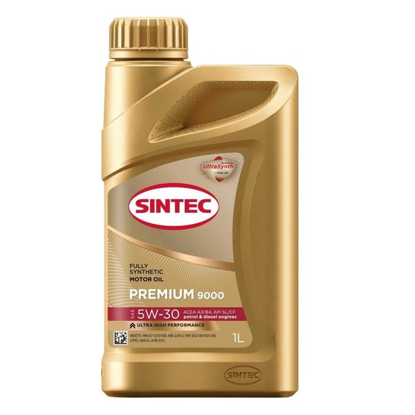 Масло моторное Sintec Premium 9000 5W30 SL/CF 1 
