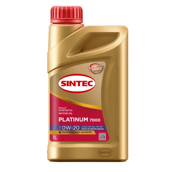 Масло моторное Sintec Platinum 7000 0W20 SP/GF-6 1 