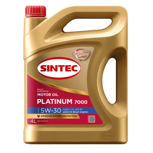 Масло моторное Sintec Platinum 7000 5W30 SP/C2/C3 4 