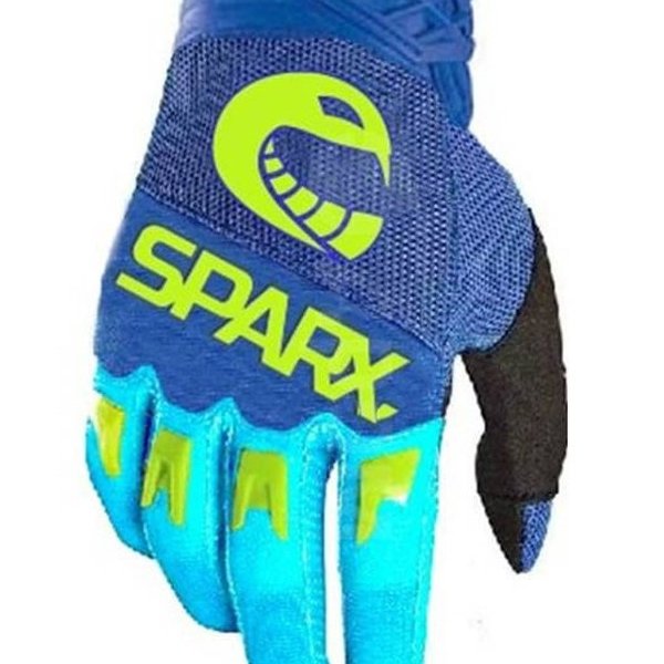 Мотоперчатки текстильные Sparx FX02 К синежелтый S