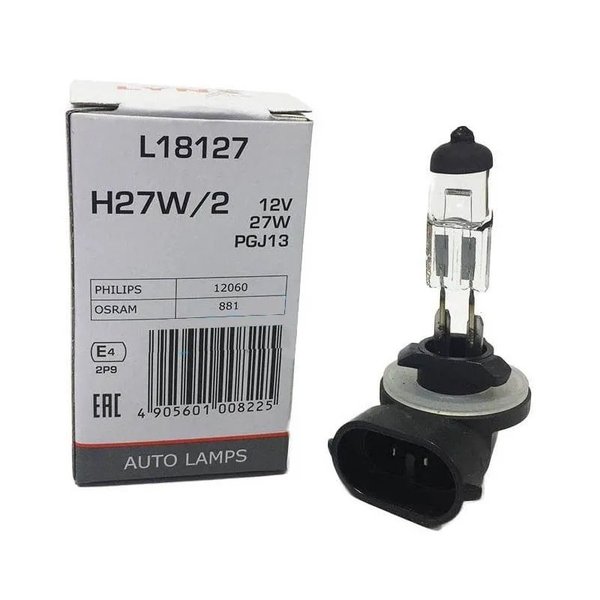 Лампа H27W/2 12V PGJ13 LYNXauto L18127