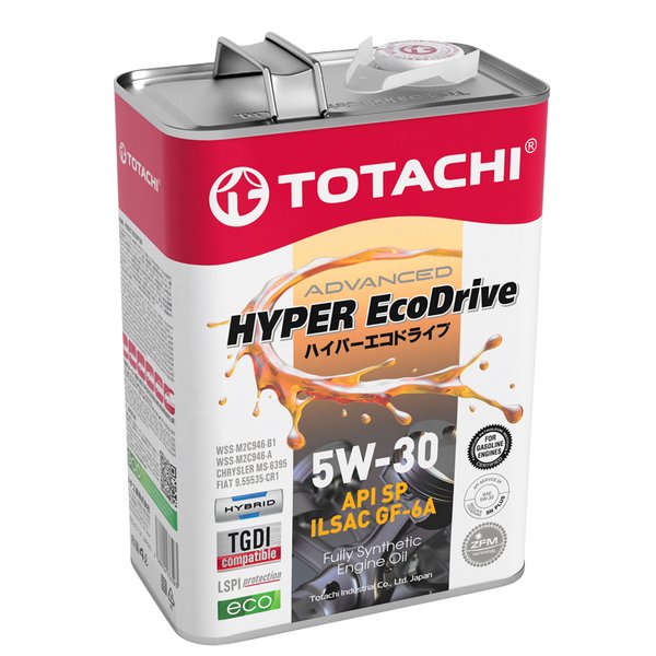 Масло моторное Totachi 5W30 Hyper EcoDrive SP/GF-6 4