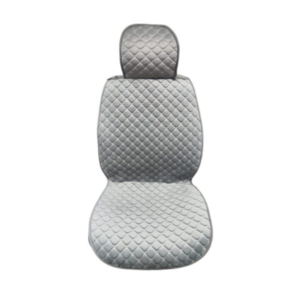 Чехлы велюр перед Серый