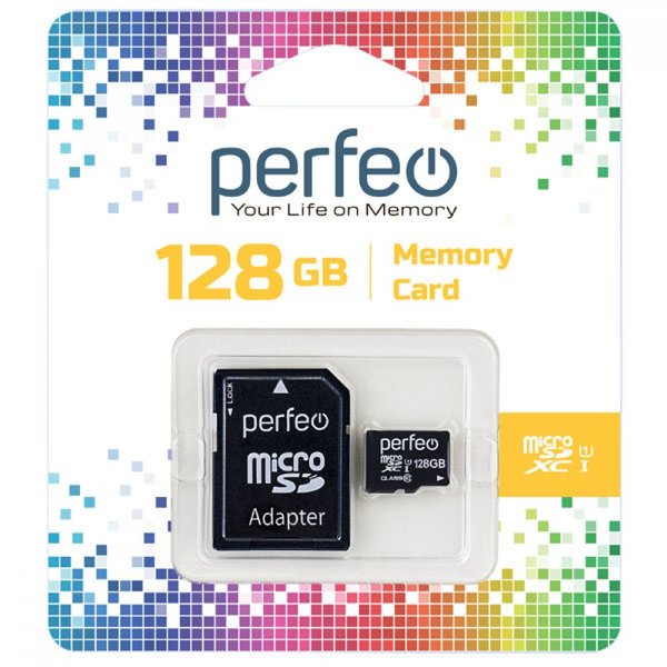 Карта памяти PERFEO 128ГБ