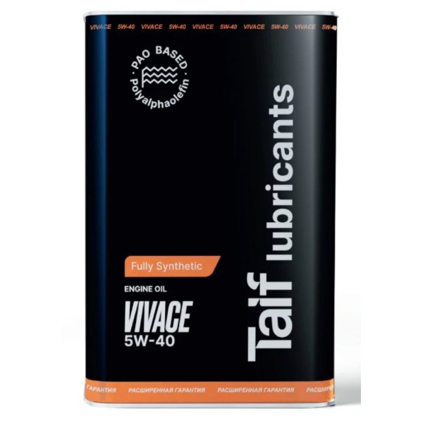 Масло моторное Taif Vivace 5W40 A3/B4 1