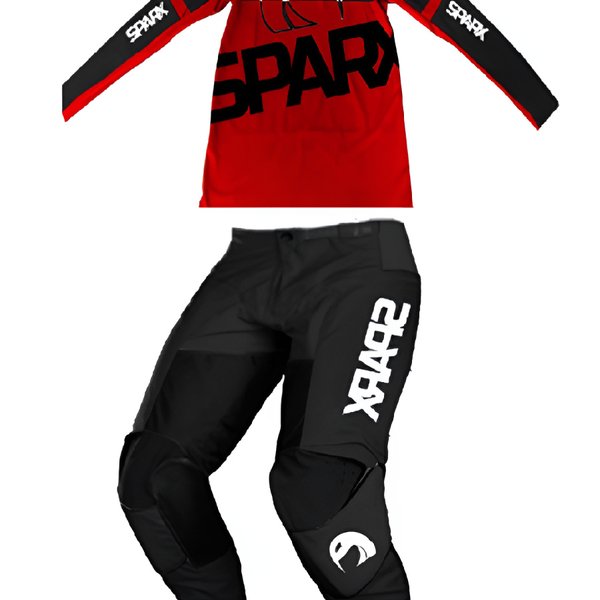 Эндуро комплект Sparx ЕХ02 красно-черный XL